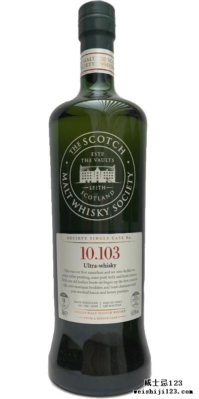 Bunnahabhain 2006 SMWS 10.103