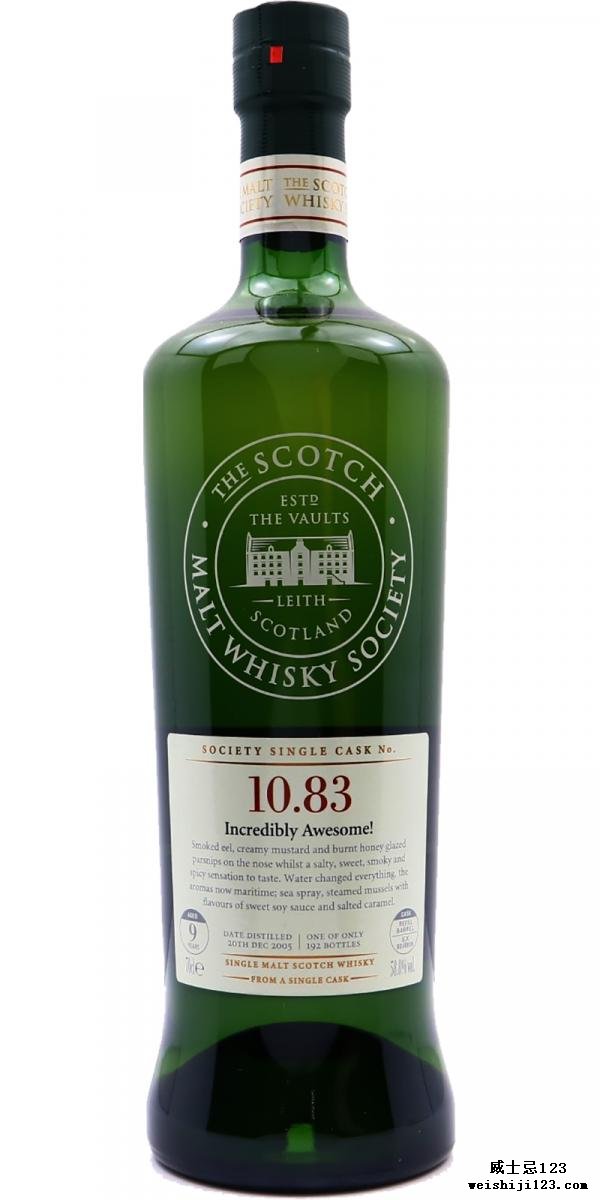 Bunnahabhain 2005 SMWS 10.83