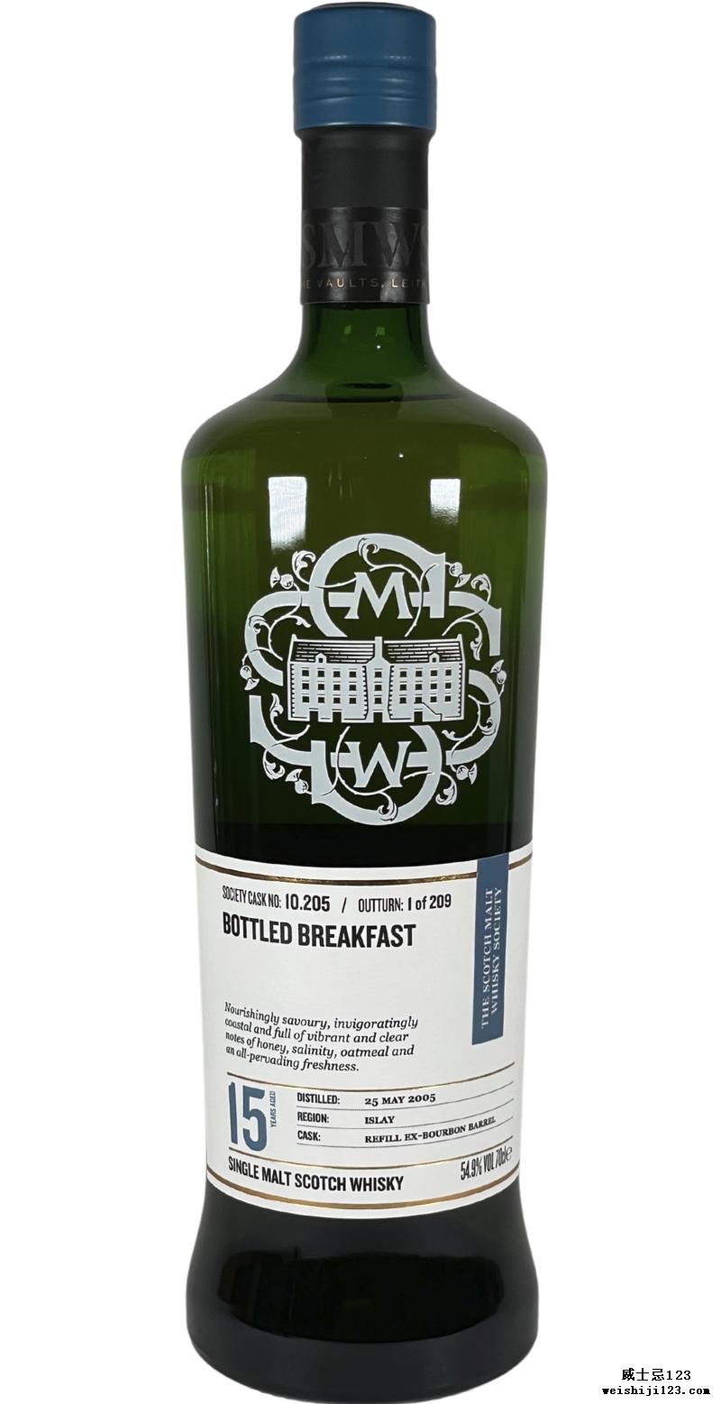 Bunnahabhain 2005 SMWS 10.205