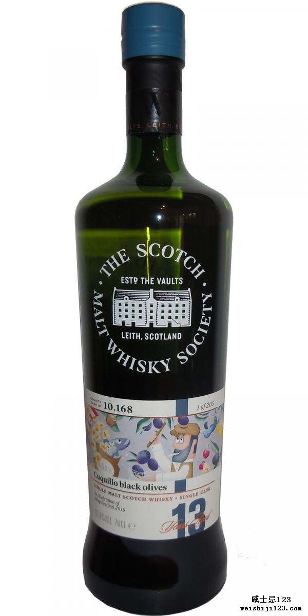 Bunnahabhain 2005 SMWS 10.168