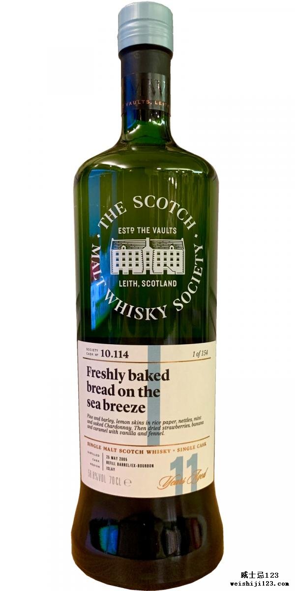 Bunnahabhain 2005 SMWS 10.114