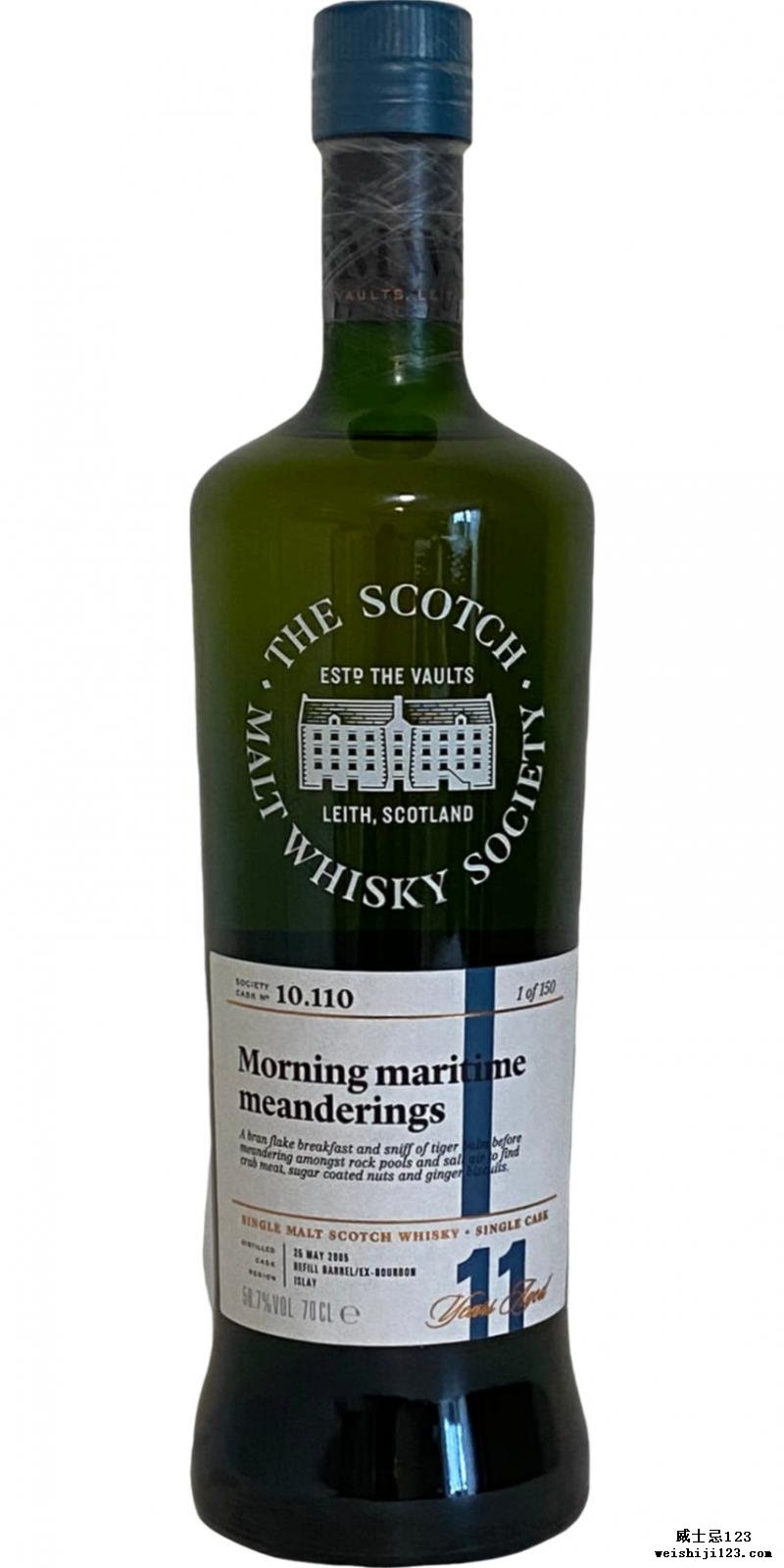 Bunnahabhain 2005 SMWS 10.110