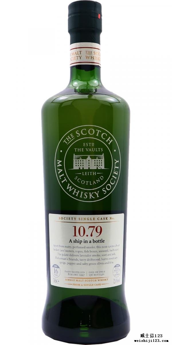 Bunnahabhain 1997 SMWS 10.79