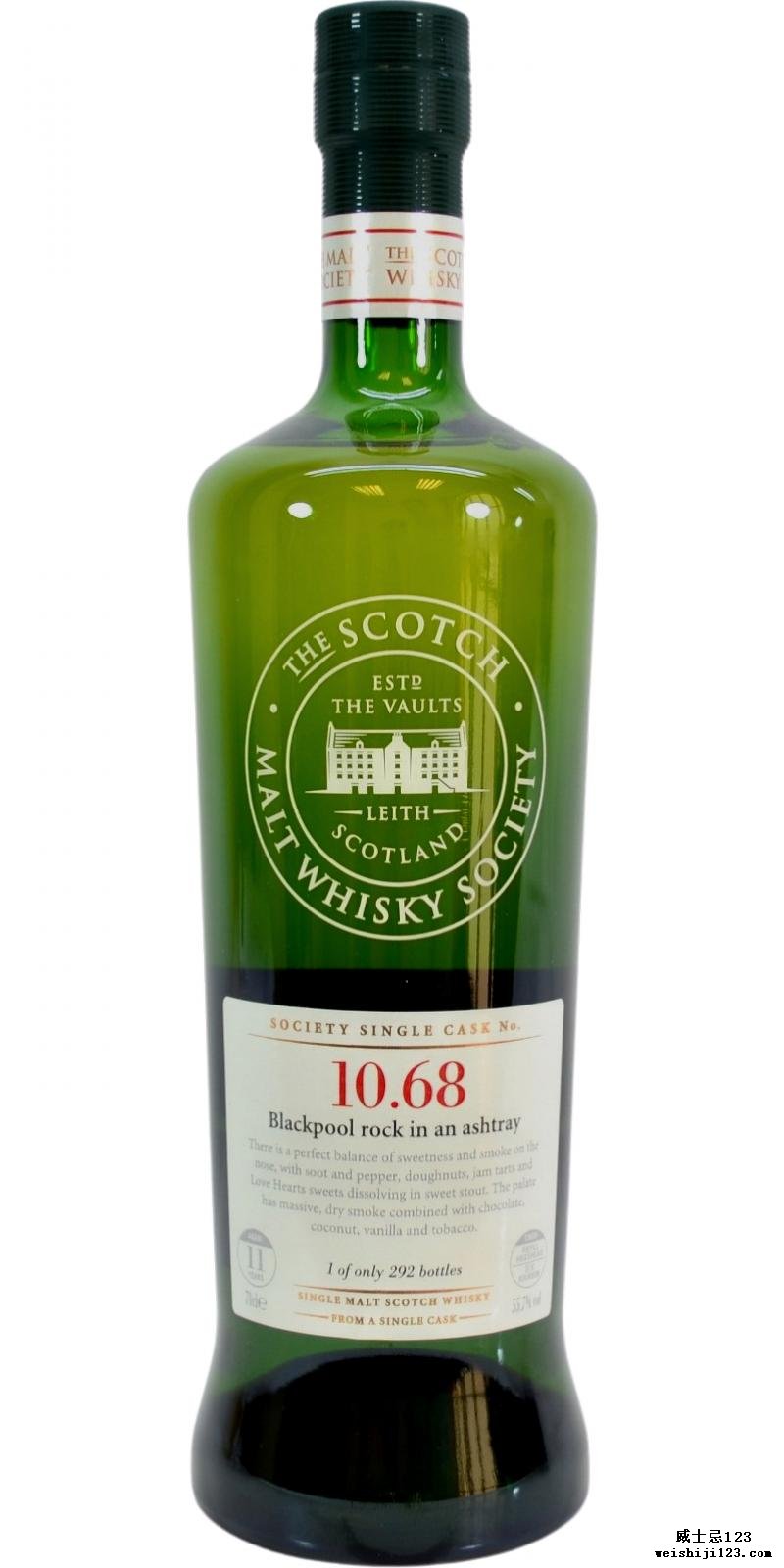 Bunnahabhain 1997 SMWS 10.68