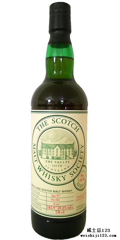 Bunnahabhain 1997 SMWS 10.56