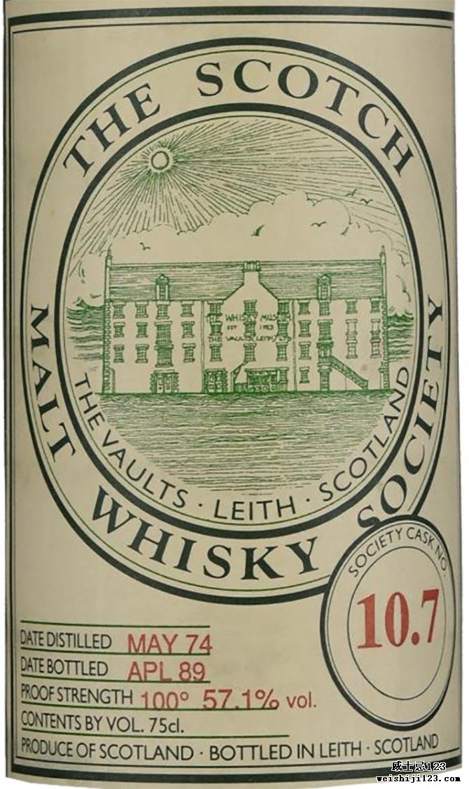 Bunnahabhain 1974 SMWS 10.7