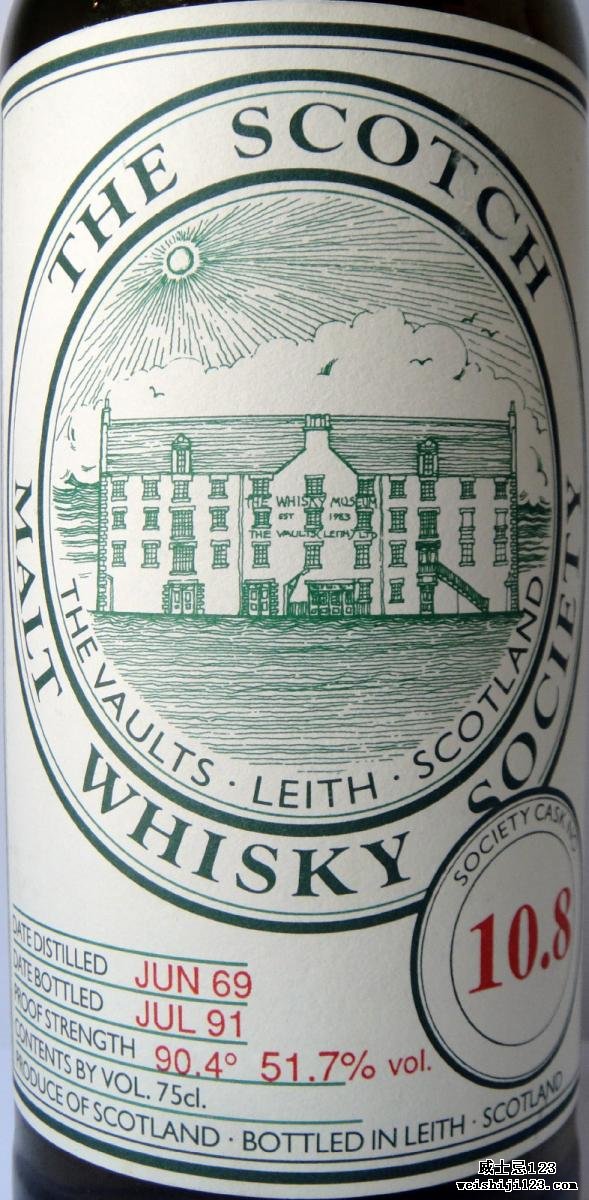 Bunnahabhain 1969 SMWS 10.8