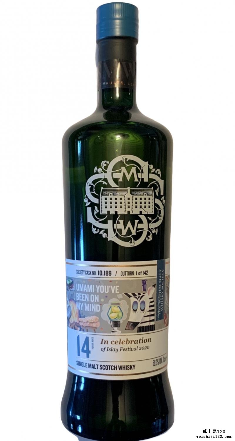 Bunnahabhain 14-year-old SMWS 10.189