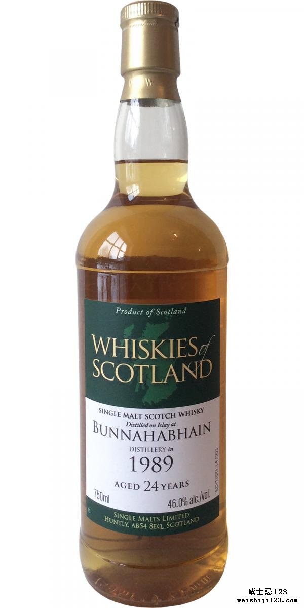 Bunnahabhain 1989 SMD