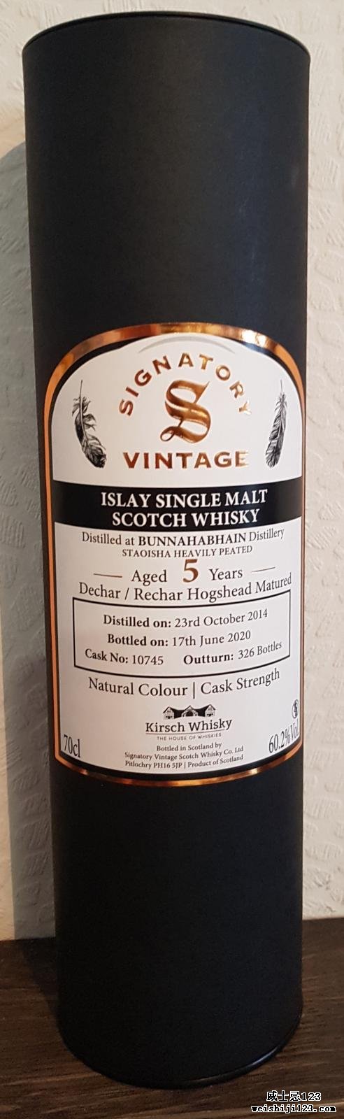 Bunnahabhain 2014 SV