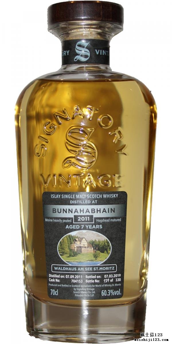 Bunnahabhain 2011 SV Moine