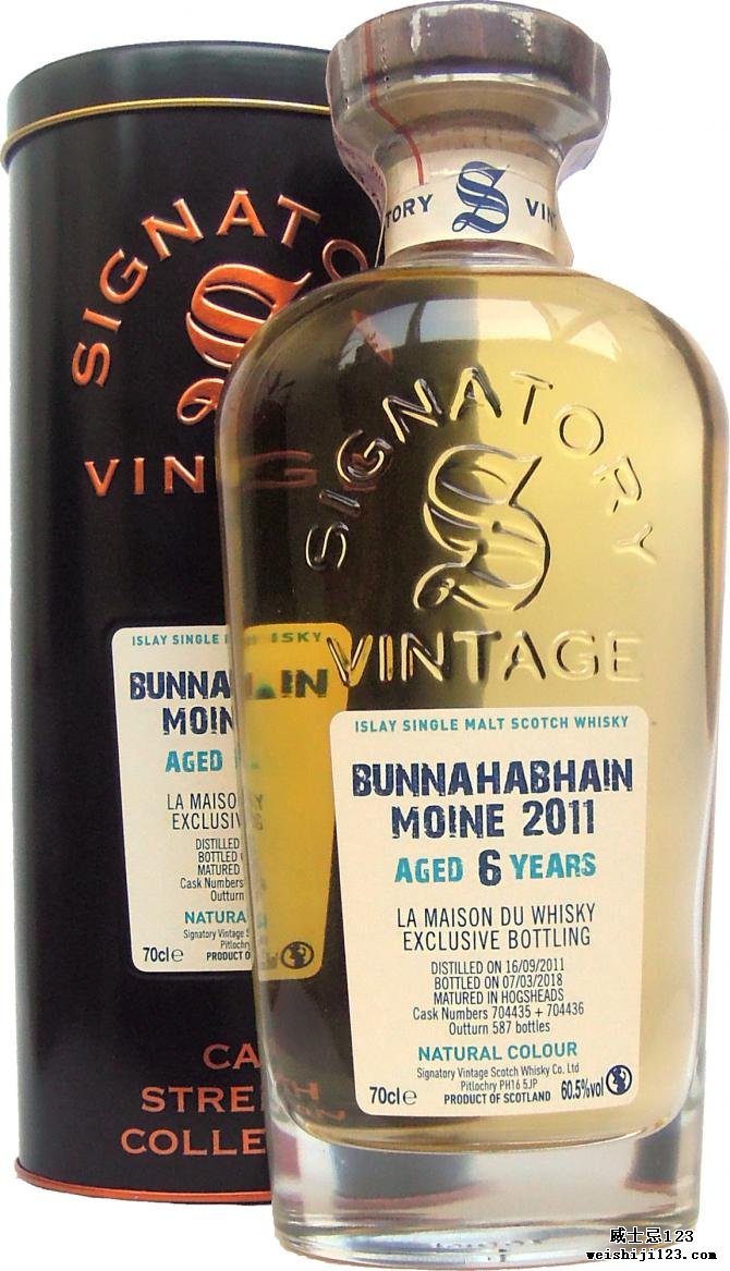 Bunnahabhain 2011 SV Moine