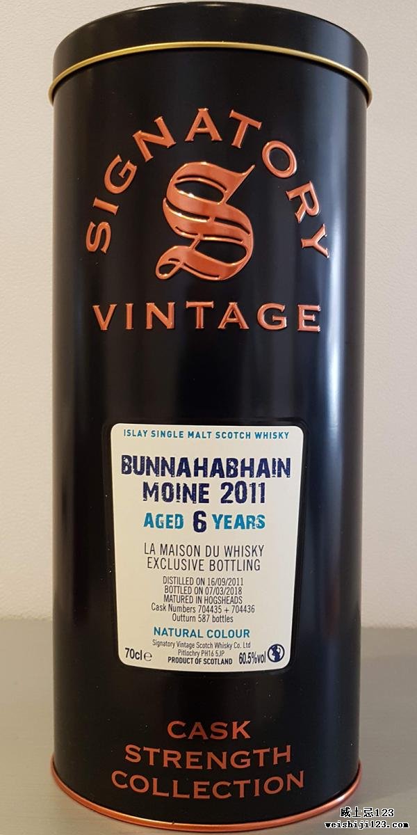 Bunnahabhain 2011 SV Moine