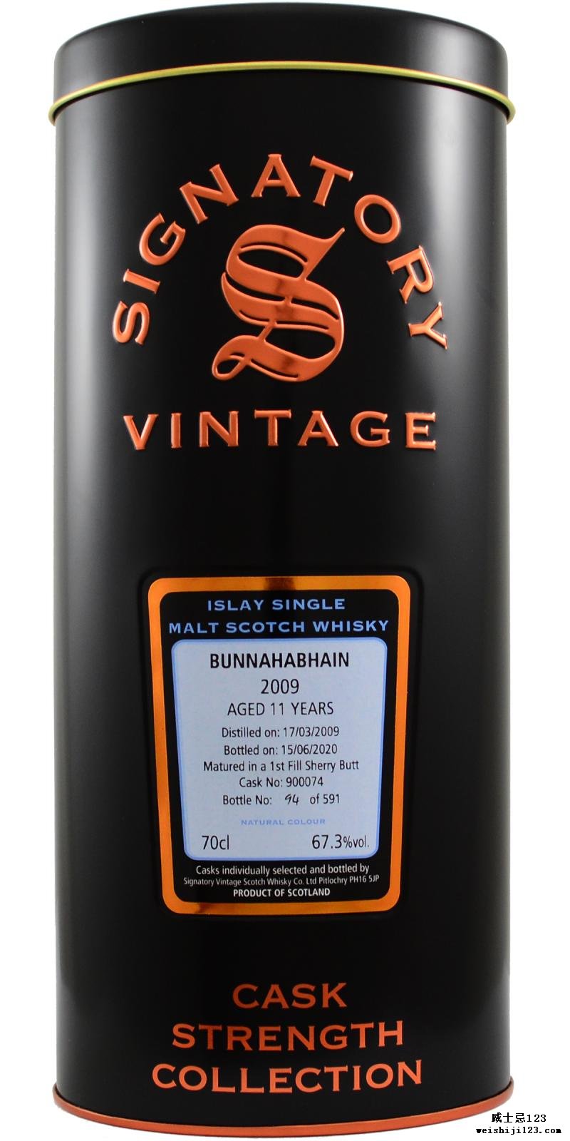 Bunnahabhain 2009 SV