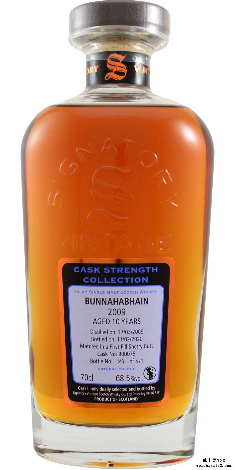 Bunnahabhain 2009 SV