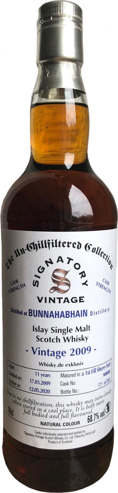 Bunnahabhain 2009 SV