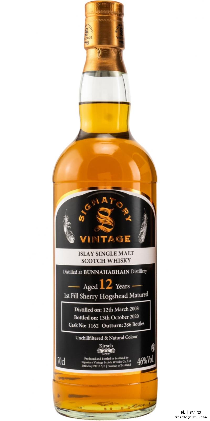 Bunnahabhain 2008 SV