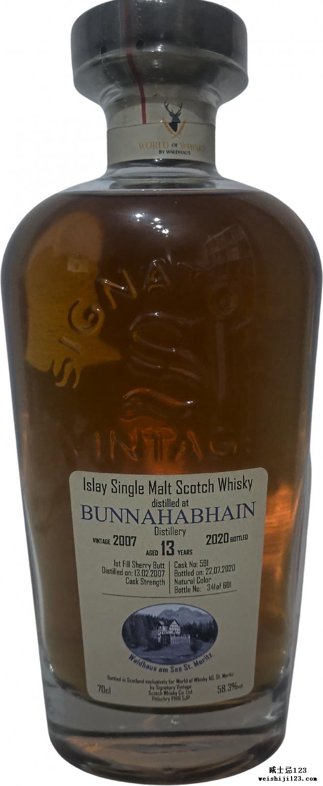 Bunnahabhain 2007 SV