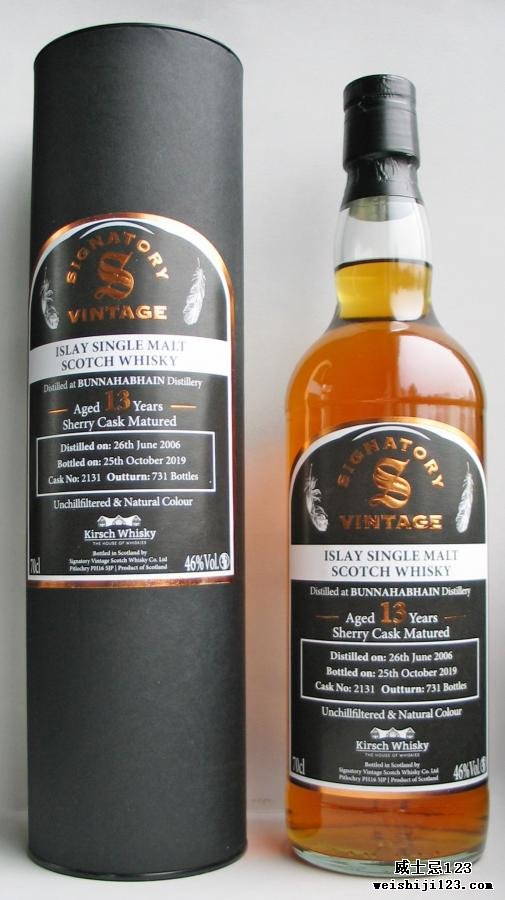 Bunnahabhain 2006 SV