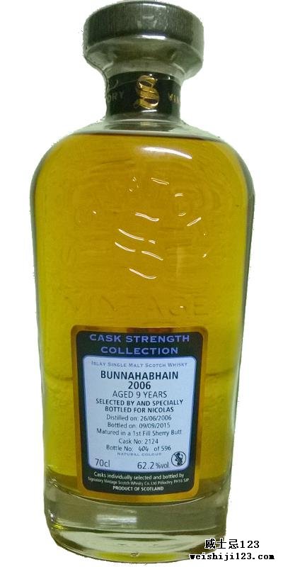 Bunnahabhain 2006 SV