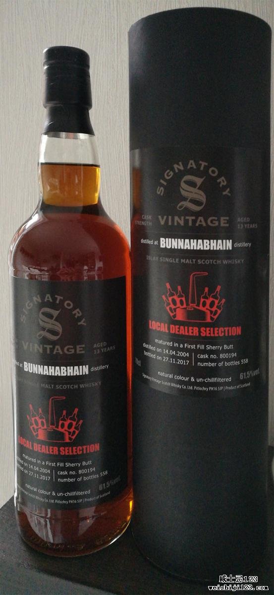 Bunnahabhain 2004 SV