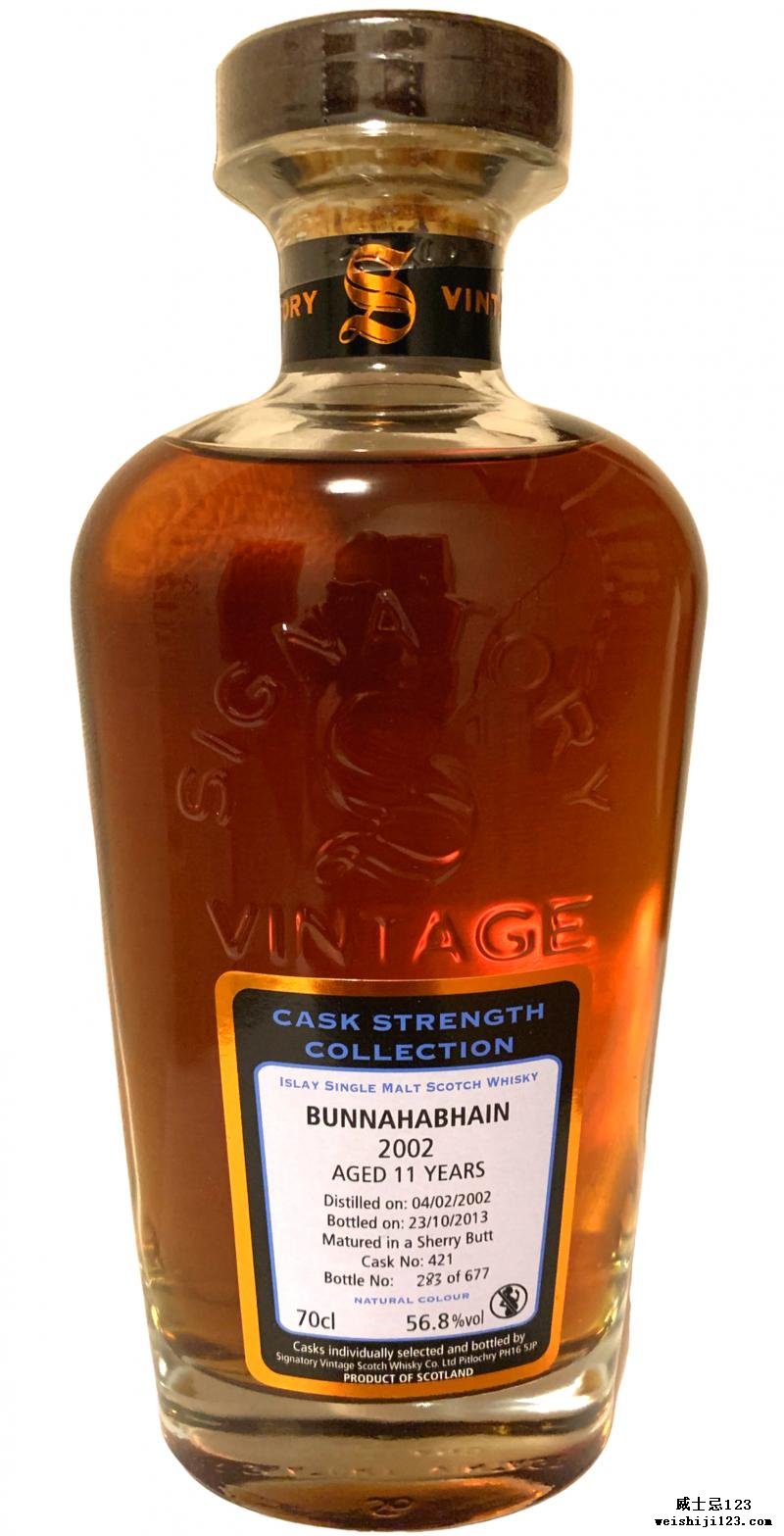 Bunnahabhain 2002 SV