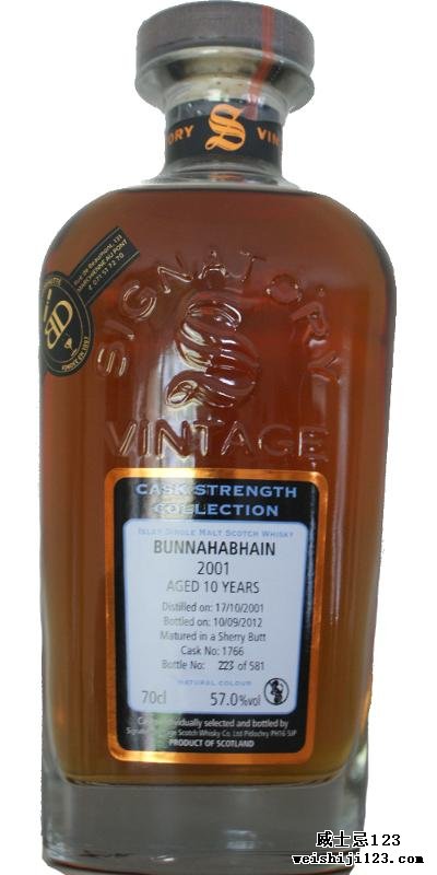 Bunnahabhain 2001 SV