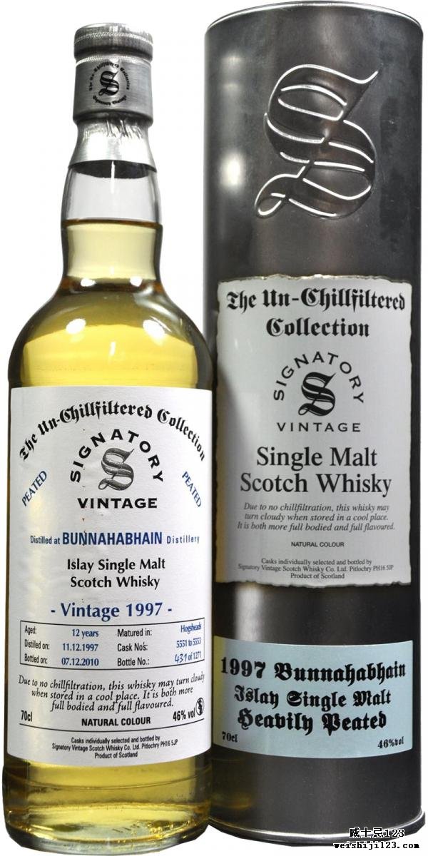 Bunnahabhain 1997 SV