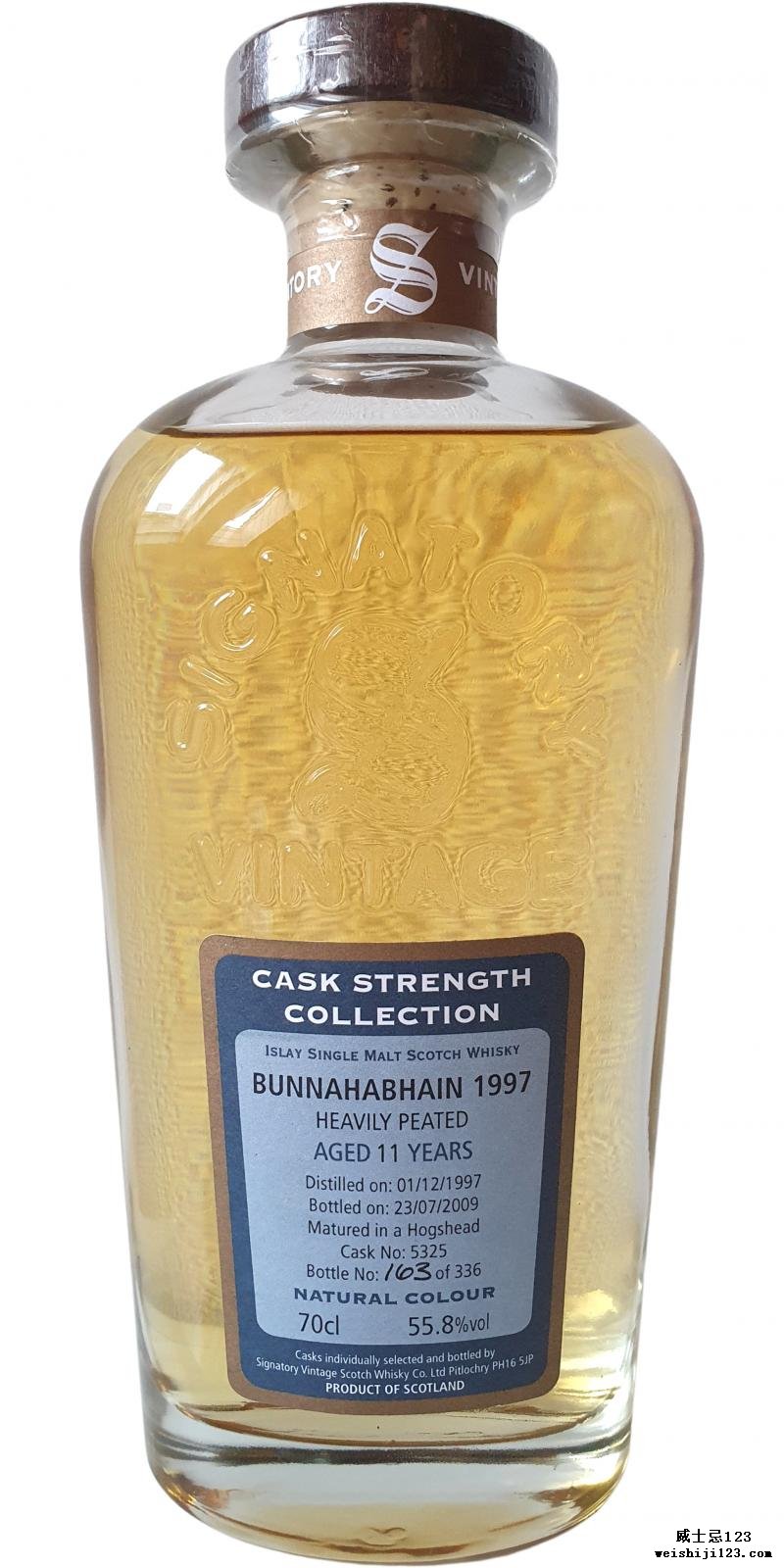 Bunnahabhain 1997 SV