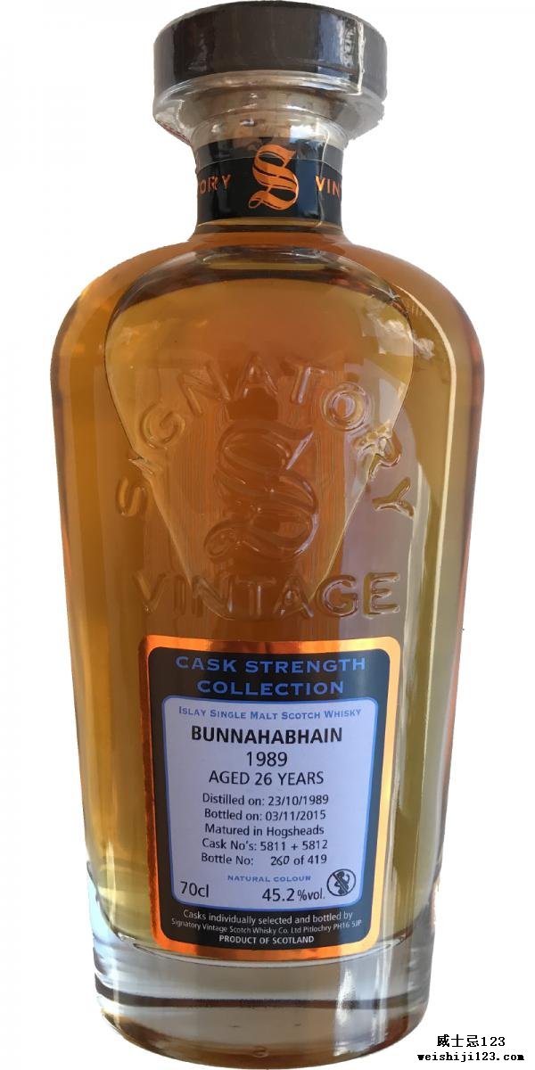 Bunnahabhain 1989 SV