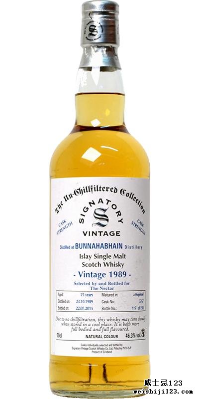 Bunnahabhain 1989 SV