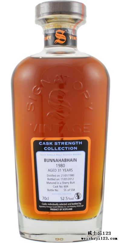 Bunnahabhain 1980 SV