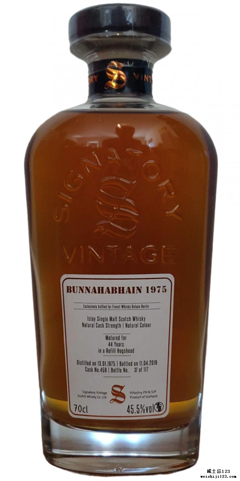 Bunnahabhain 1975 SV