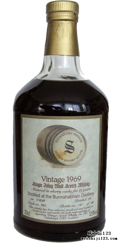 Bunnahabhain 1969 SV