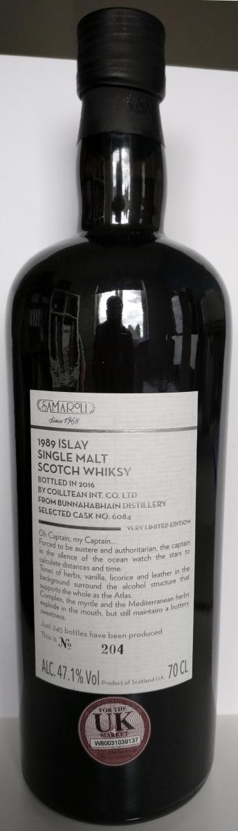 Bunnahabhain 1989 Sa