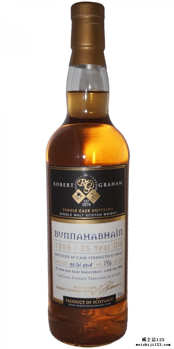 Bunnahabhain 1989 RG