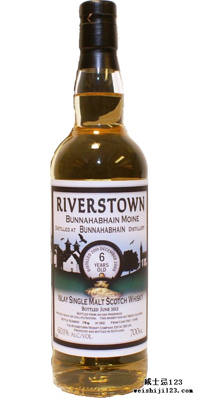 Bunnahabhain 2005 RT