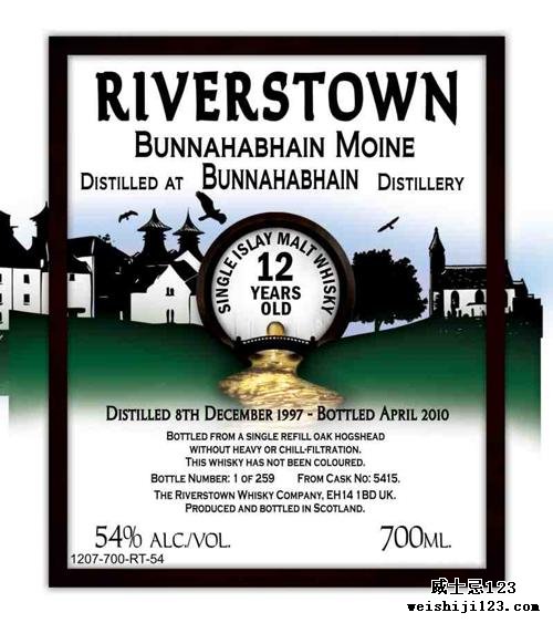 Bunnahabhain 1997 RT