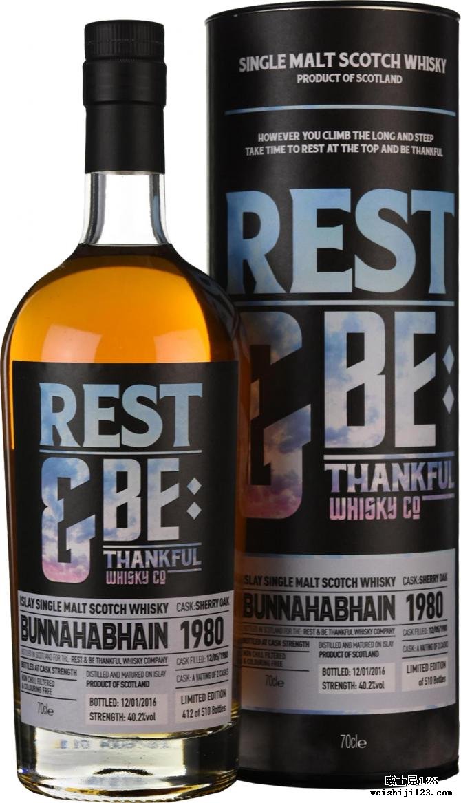 Bunnahabhain 1980 RBTW