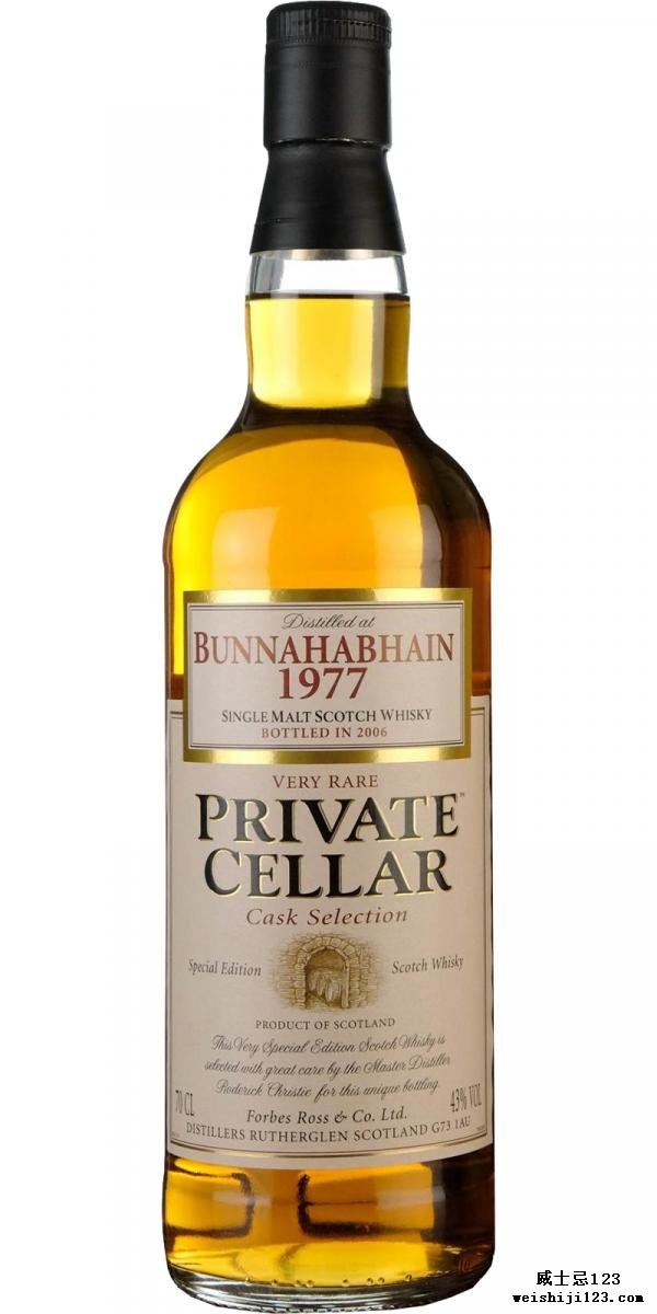 Bunnahabhain 1977 PC