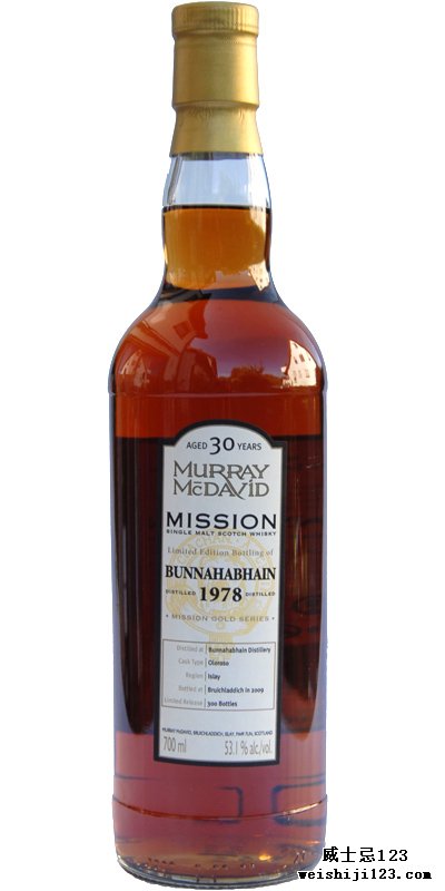 Bunnahabhain 1978 MM