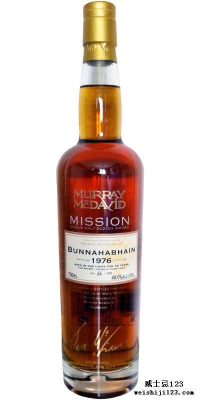 Bunnahabhain 1976 MM