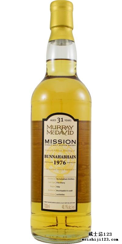 Bunnahabhain 1976 MM