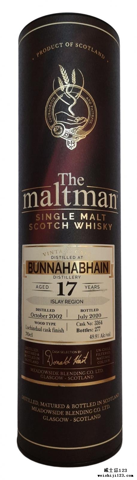 Bunnahabhain 2002 MBl