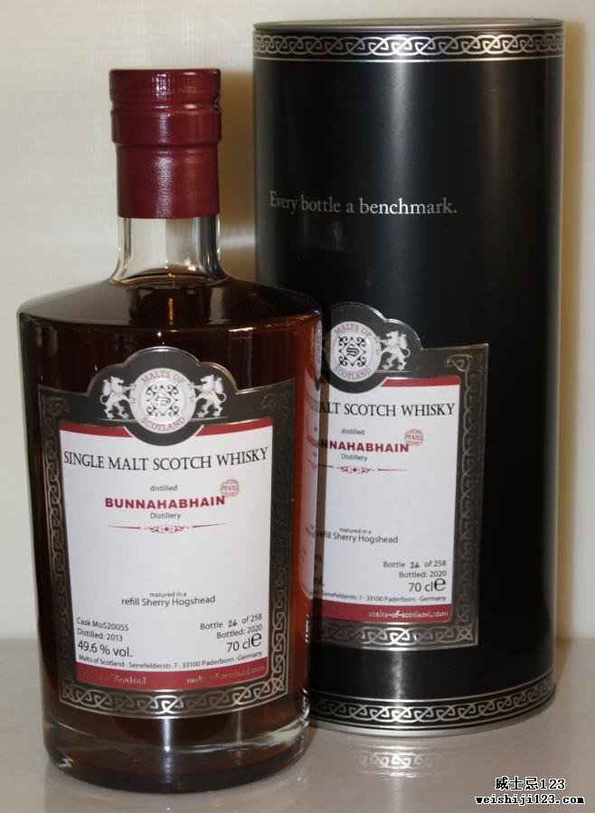 Bunnahabhain 2013 MoS