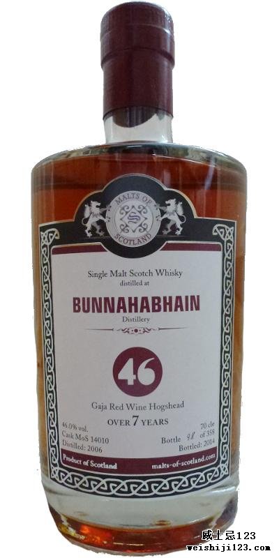 Bunnahabhain 2006 MoS