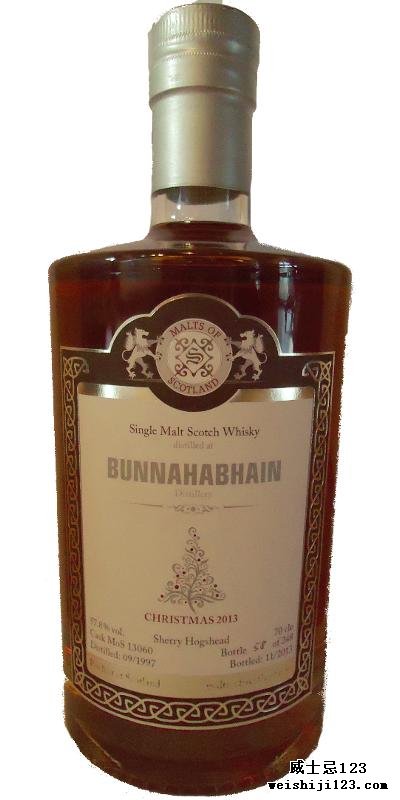 Bunnahabhain 1997 MoS