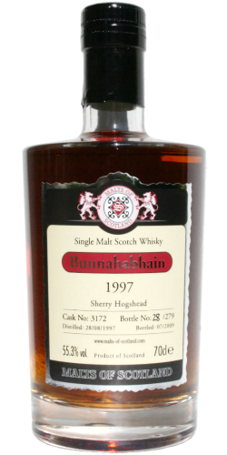 Bunnahabhain 1997 MoS