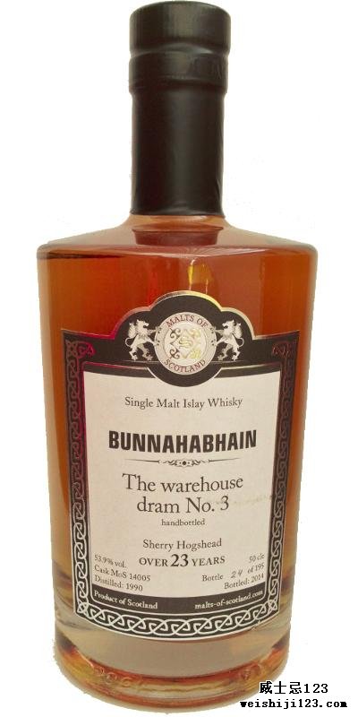 Bunnahabhain 1990 MoS