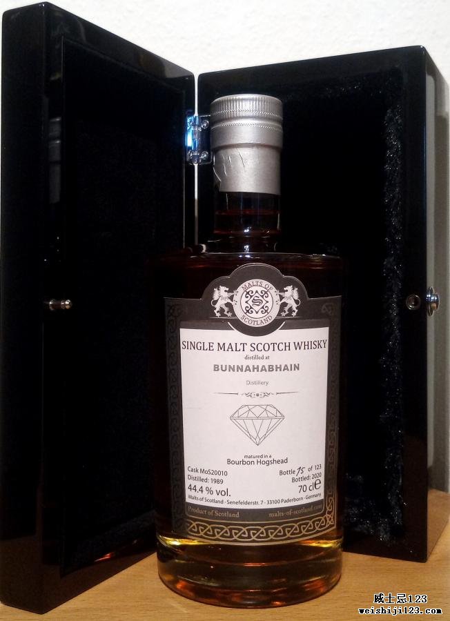 Bunnahabhain 1989 MoS